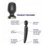 Vibratore vaginale Wand-er Woman massaggiatore vibrante stimolante in silicone