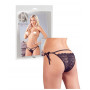 slip donna mutanda in pizzo nero trasparente sexy lingerie erotica vita bassa