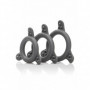 Kit Ring set anello fallico ritardante stimolatore pene e testicoli in silicone