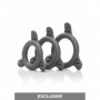 Kit Ring set anello fallico ritardante stimolatore pene e testicoli in silicone