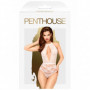Body intimo donna slip in pizzo bianco trasparente sexy bodysuit mutanda erotico