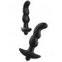 vibratore anale dilatatore butt plug fallo vibrante dildo in silicone morbido