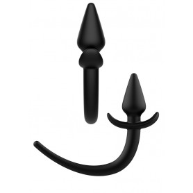 plug butt anale fallo dilatatore per uomo in silicone morbido liscio con coda