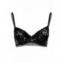 reggiseno hot senza ferretto donna lingerie erotica ragazza con pizzo nero sexy