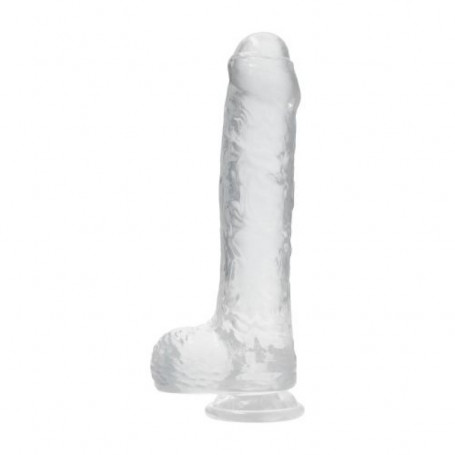 Pene finto con testicoli e ventosa fallo realistico dildo vaginale anale XL 24cm
