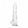 Dildo vaginale anale pene finto con testicoli e ventosa fallo realistico XL 32cm