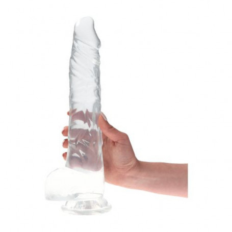 Dildo vaginale anale pene finto con testicoli e ventosa fallo realistico XL 32cm