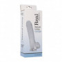 Fallo trasparente con ventosa pene finto anale dildo realistico vaginale piccolo