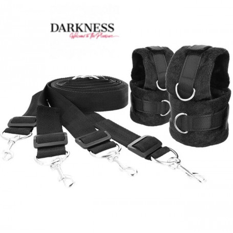 kit sadomaso costrittivo letto bondage manette cavigliere professionali fetish