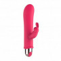 Vibratore rabbit stimolatore per clitoride dildo doppio vaginale fallo vibrante