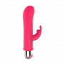 Vibratore rabbit stimolatore per clitoride dildo doppio vaginale fallo vibrante