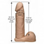 Imbragatura con fallo realistico dildo vaginale anale pene finto grande strap on
