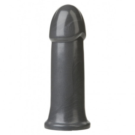 Fallo GROSSO per imbragatura dildo vaginale anale pene finto nero liscio strapON