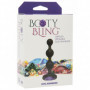 ButtPlug stimolatare anale fallo a sfere dilatatore dildo in silicone con pietra