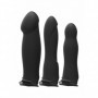 Set vibratore strap on mini maxi indossabile kit dildo vaginale anale estensore