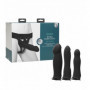 Set di vibratori vaginali anali indossabili fallo vibrante dildo con imbragatura