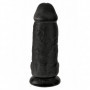 Grosso fallo nero dildo vaginale anale realistico con ventosa pene finto grande
