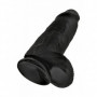 Grosso fallo nero dildo vaginale anale realistico con ventosa pene finto grande