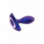 Anal plug butt vibrante in silicone morbido dilatatore vibratore dildo liscio