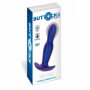 Plug anale gonfiabile vibrante dilatatore butt in silicone morbido dildo liscio