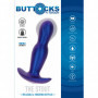 Plug anale gonfiabile vibrante dilatatore butt in silicone morbido dildo liscio