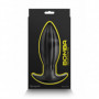 Plug anale in silicone morbido mini dilatatore butt dildo piccolo liscio black