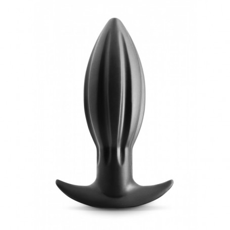 Plug anale in silicone morbido mini dilatatore butt dildo piccolo liscio black