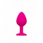 Kit anal plug butt in silicone con pietra dilatatore indossabile dildo mini maxi
