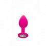 Kit anal plug butt in silicone con pietra dilatatore indossabile dildo mini maxi