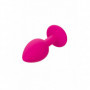 Kit anal plug butt in silicone con pietra dilatatore indossabile dildo mini maxi