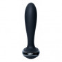 Vibratore anale dildo vibrante in silicone fallo massaggiatore per prostata nero