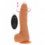 Vibratore vaginale anale con ventosa dildo in silicone realistico fallo vibrante