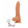 Vibratore vaginale anale con ventosa dildo in silicone realistico fallo vibrante