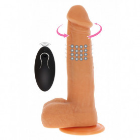 Vibratore in silicone realistico dildo con ventosa vaginale anale fallo vibrante