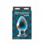 Plug in vetro maxi anal butt big dilatatore glas dildo liscio grande indossabile
