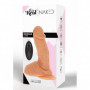 Vibratore in silicone realistico con ventosa dildo vibrante fallo vaginale anale