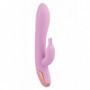 Vibratore rabbit dildo liscio vibrante fallo liscio vagina clitoride in silicone