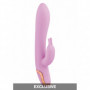 Vibratore rabbit dildo liscio vibrante fallo liscio vagina clitoride in silicone