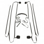 kit bondage per legature a letto set manette cavigliere sadomaso bed restraint