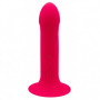 Vibratore con ventosa in silicone morbido dildo liscio vibrante anale e vaginale