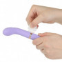 Vibratore piccolo vaginale in silicone morbido dildo liscio vibrante per punto G