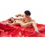 Lenzuolo matrimoniale in vinile telo copri materasso per massaggi erotici coppia