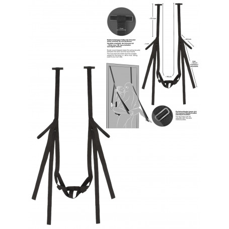 Altalena dell' amore per porta sexy door swing accessorio fetish sadomaso bdsm