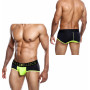 Boxer uomo nero sexy slip ragazzo mutanda a vita bassa elasticizzato morbido hot