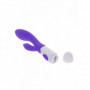 Vibratore rabbit in silicone doppio dildo vaginale clitoride vibrante per donna