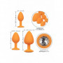 Plug anale in silicone con pietra kit dilatatore indossabile mini maxi dildo but