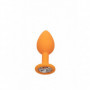 Plug anale in silicone con pietra kit dilatatore indossabile mini maxi dildo but