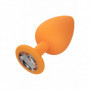 Plug anale in silicone con pietra kit dilatatore indossabile mini maxi dildo but
