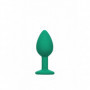 Kit anal plug butt in silicone con pietra mini maxi dilatatore dildo indossabile