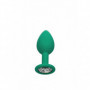 Kit anal plug butt in silicone con pietra mini maxi dilatatore dildo indossabile